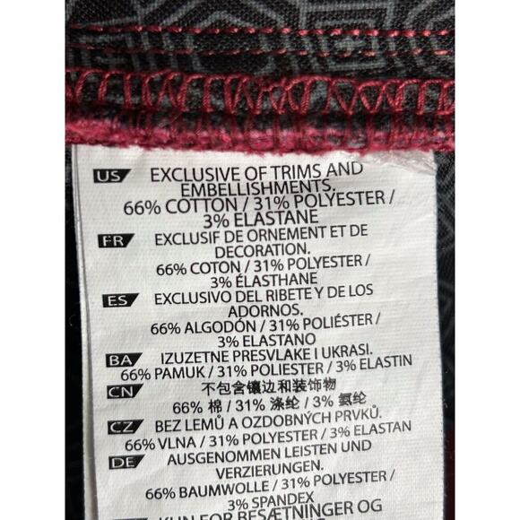 5.11 Tactical Defender-Flex Slim Jeans Womens Size 8 Long Red Mid Rise Utility - Picture 6 of 14